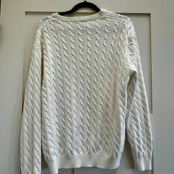 Brand New-Perfect Condition Brandy Melville Cotton Cable Knit Crew Neck Sweater - Picture 6 of 7